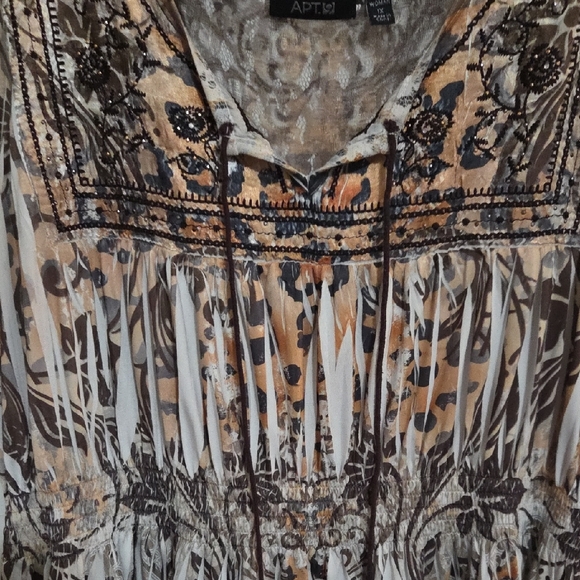 Apt. 9 Sleeveless Dress with Neutral Tones - Picture 4 of 5